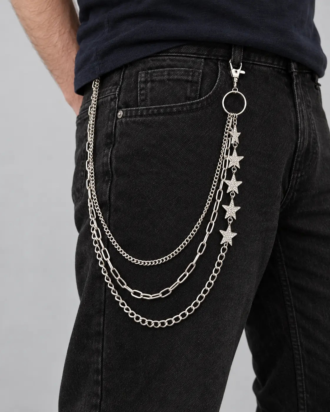 Cadena de estrellas para pantalón